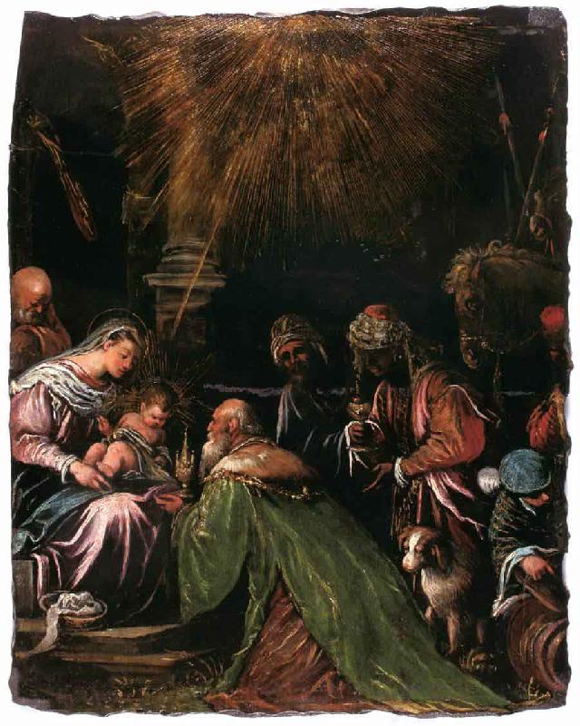 Jacopo Bassano The Adoration of the Magi Germany oil painting art